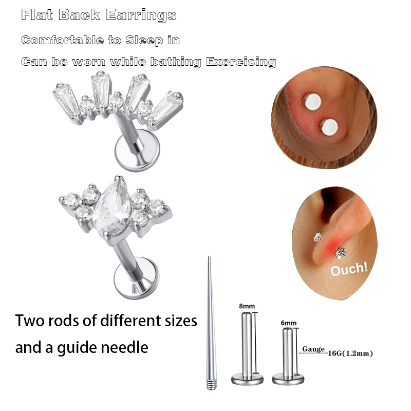 Helix Cartilage Ring - قطعة واحدة من مجوهرات ثقب الأذن