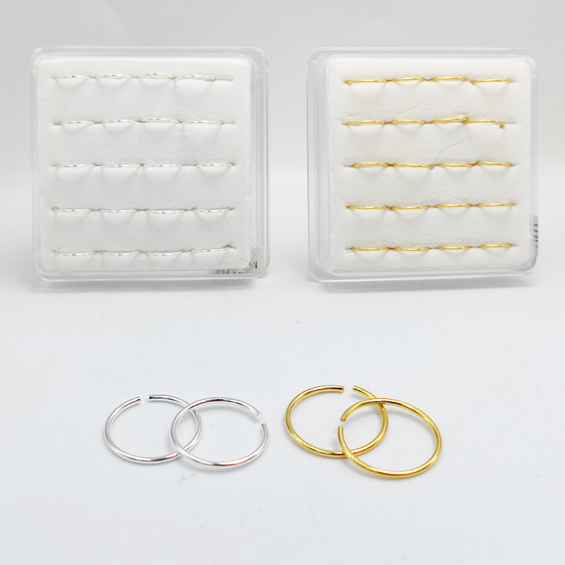 Helix Cartilage Ring - 925 فضة الأنف الدائري هوب HuggieClassic