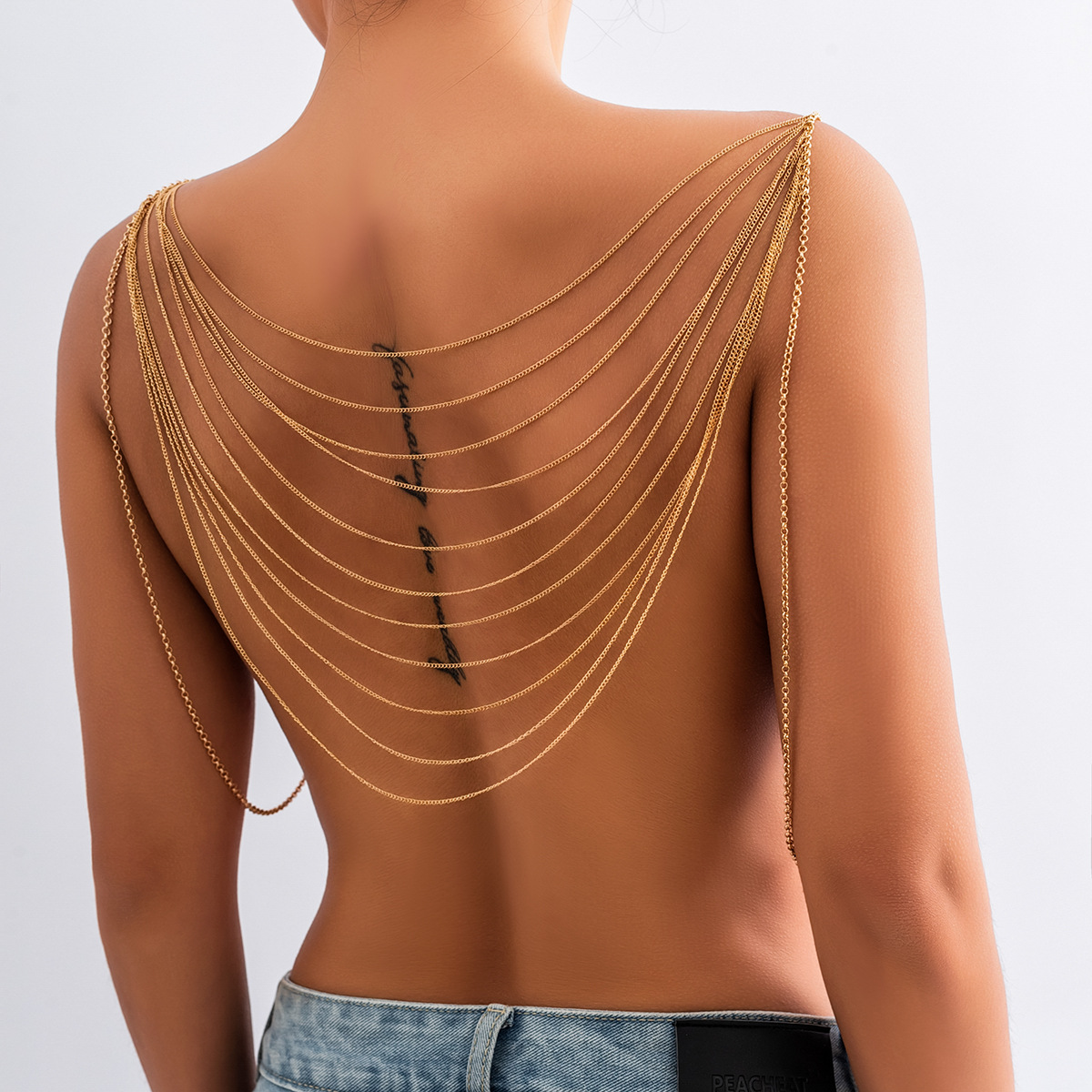 Body Jewelry Charms - الكلاسيكية متعددة الطبقات شرابة الجسم سلسلة