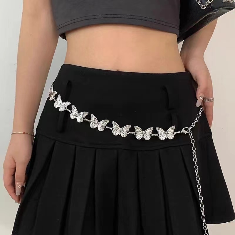 Body Jewelry Charms - موضة فراشة حزام الخصر سلسلة للنساء