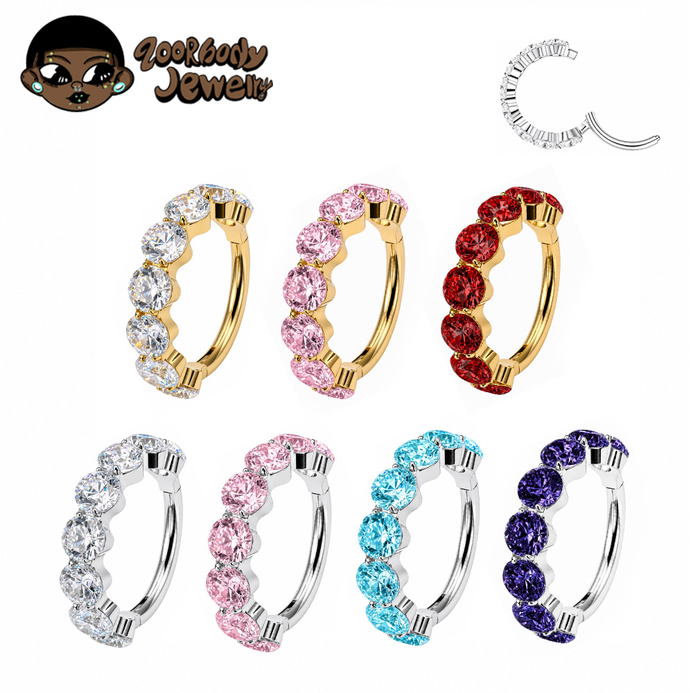 Septum Clicker Ring - حلق أذن فاخر من التيتانيوم F136