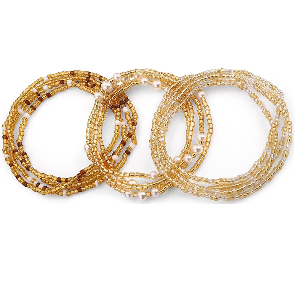 Body Jewelry Types - خرز الخصر للنساء، سلاسل البطن المرنة،