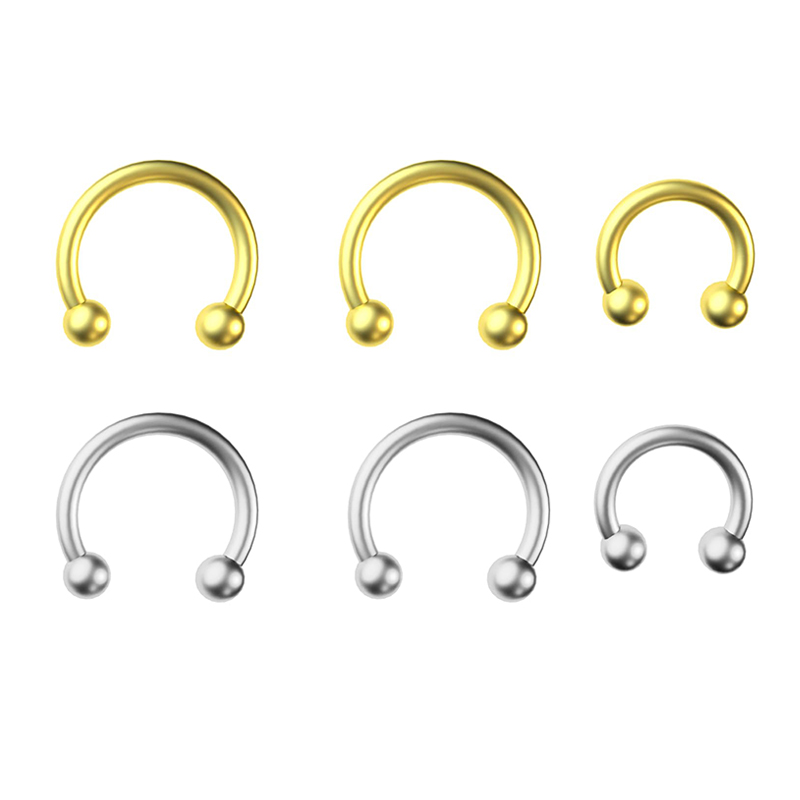 Helix Cartilage Ring - 5 قطع/مجموعة من حلقات الأنف والشفاه