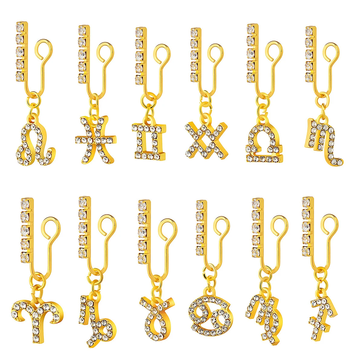 مشابك أذن زودياك معدنية من الز - مراجعة Body Jewelry Ear Piercing وسعره