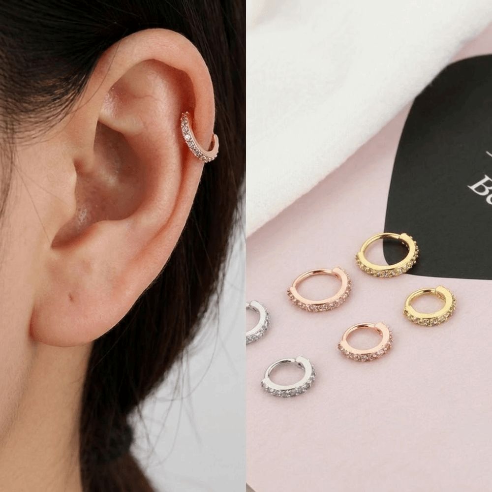حلق أنف دائري بتصميم بانك مرصع - مراجعة Body Jewelry Europe وسعره