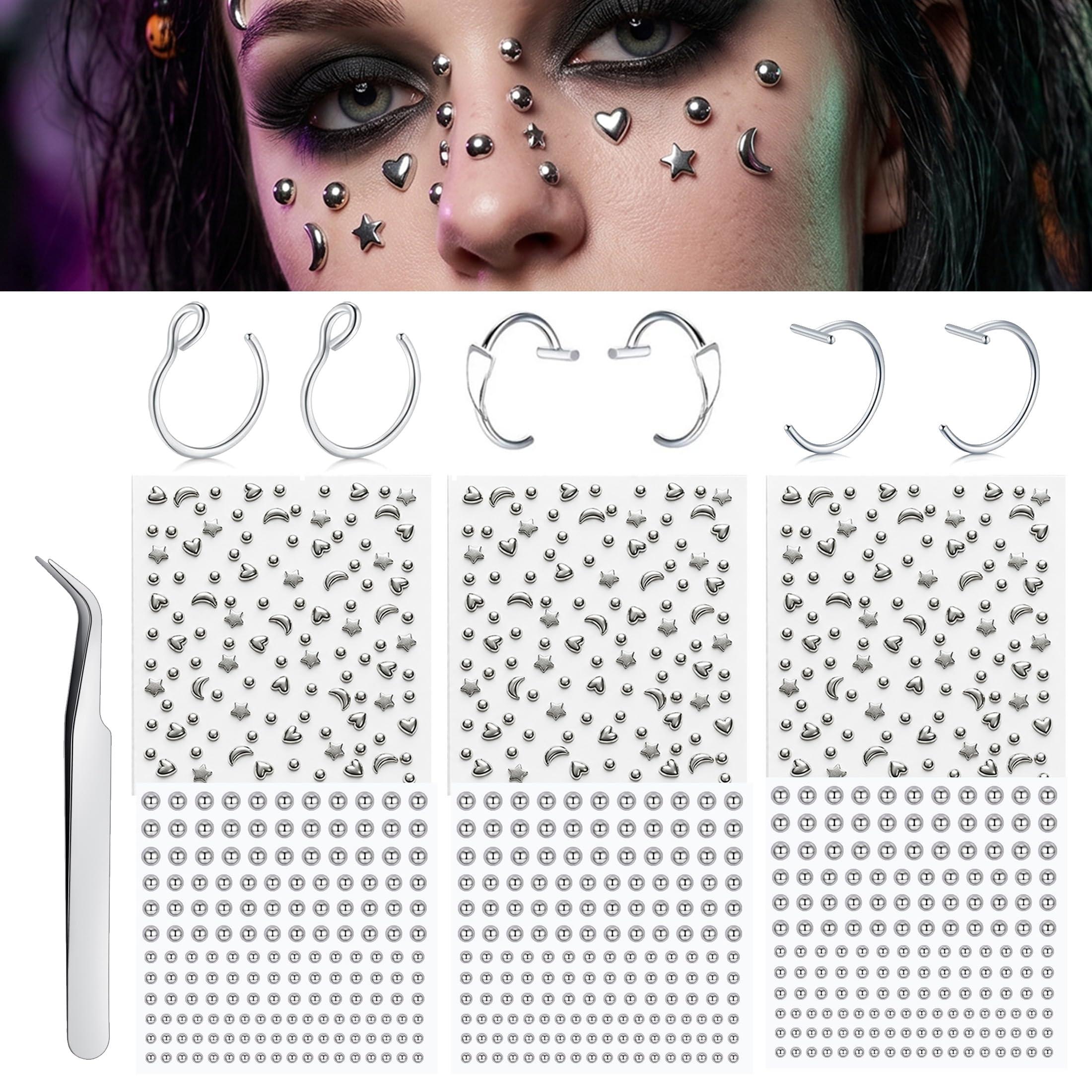 كرات ثقوب وهمية لاصقة للأنف، ح - مراجعة Body Jewelry Nose وسعره