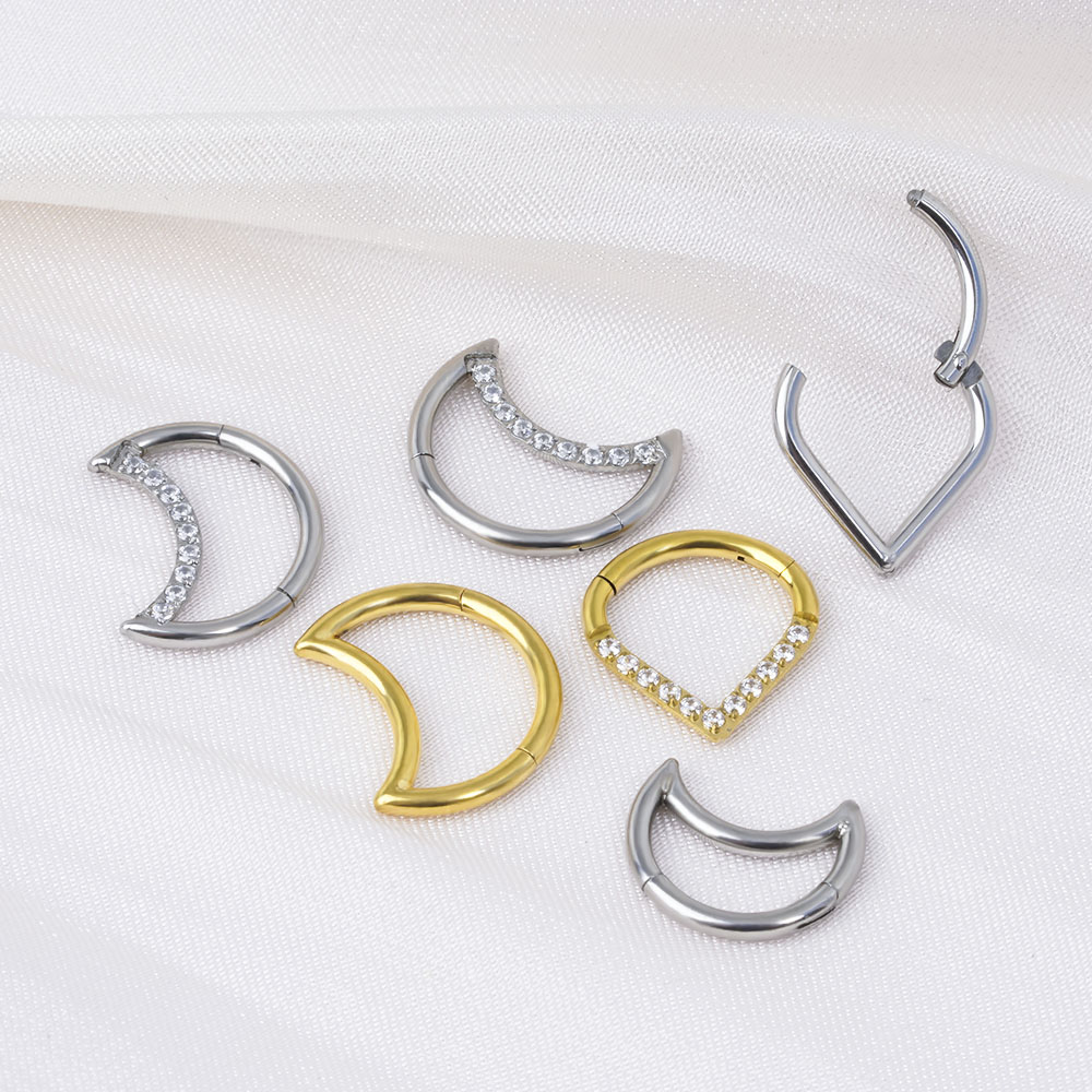 F136 التيتانيوم متمحور المسيل  - مراجعة Helix Cartilage Ring وسعره
