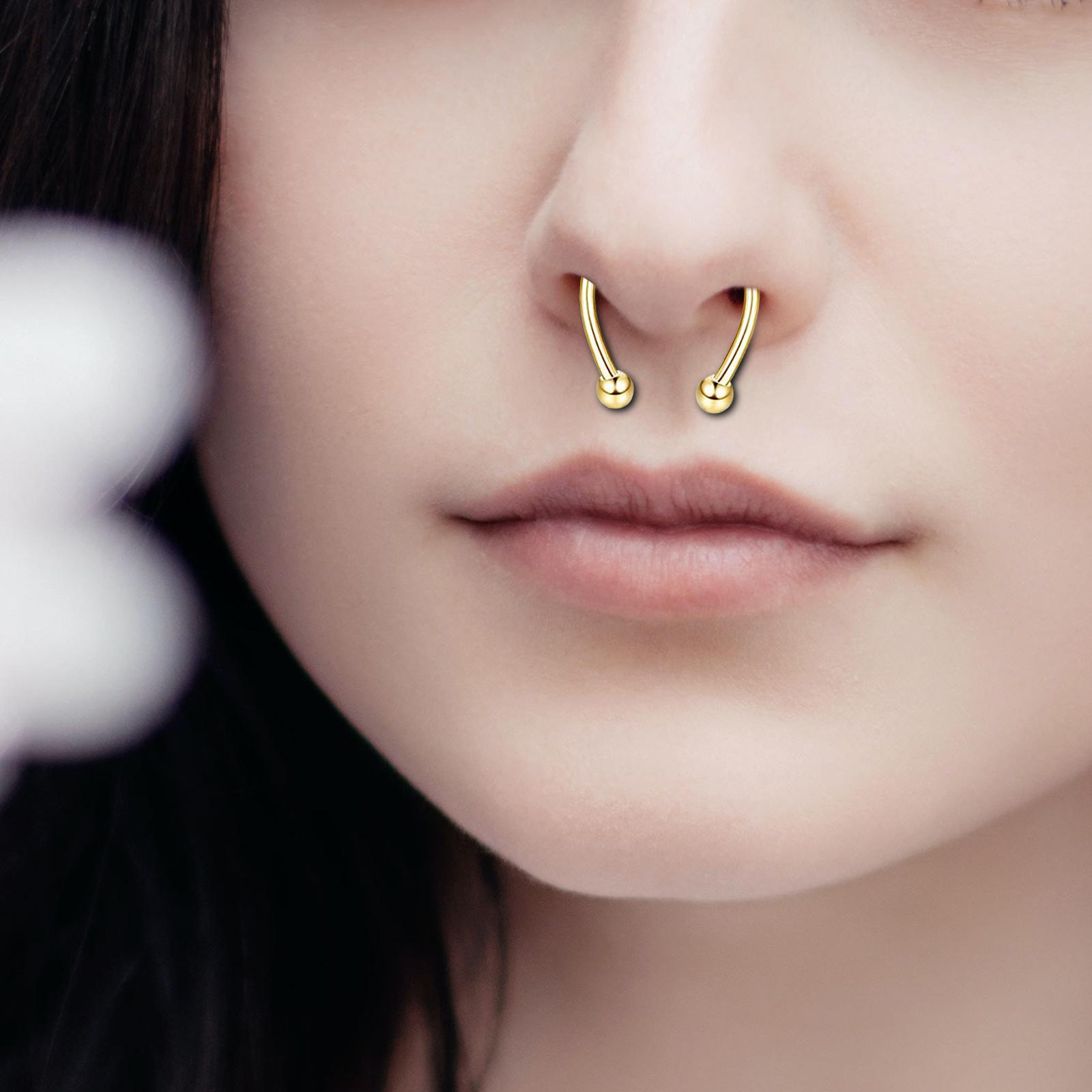 حلقة أنف مغناطيسية من الفولاذ  - مراجعة Body Jewelry Shop وسعره