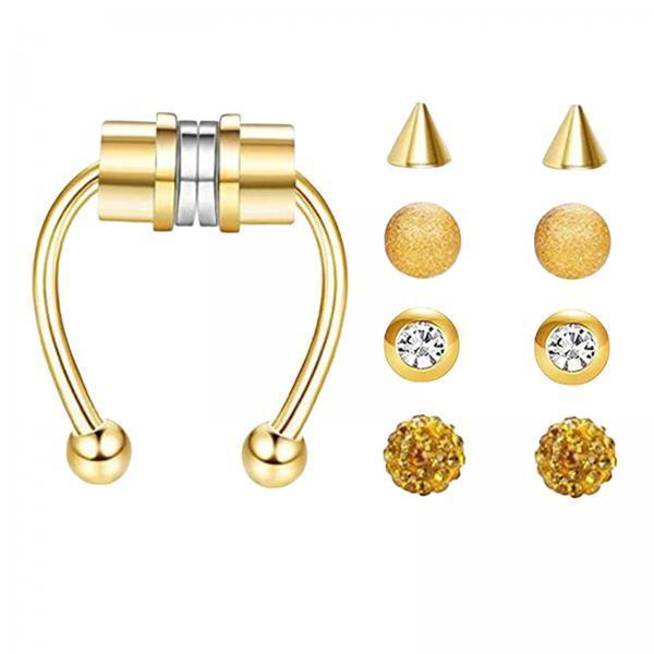 حلقة أنف مغناطيسية من الفولاذ  - مراجعة Body Jewelry Shop وسعره
