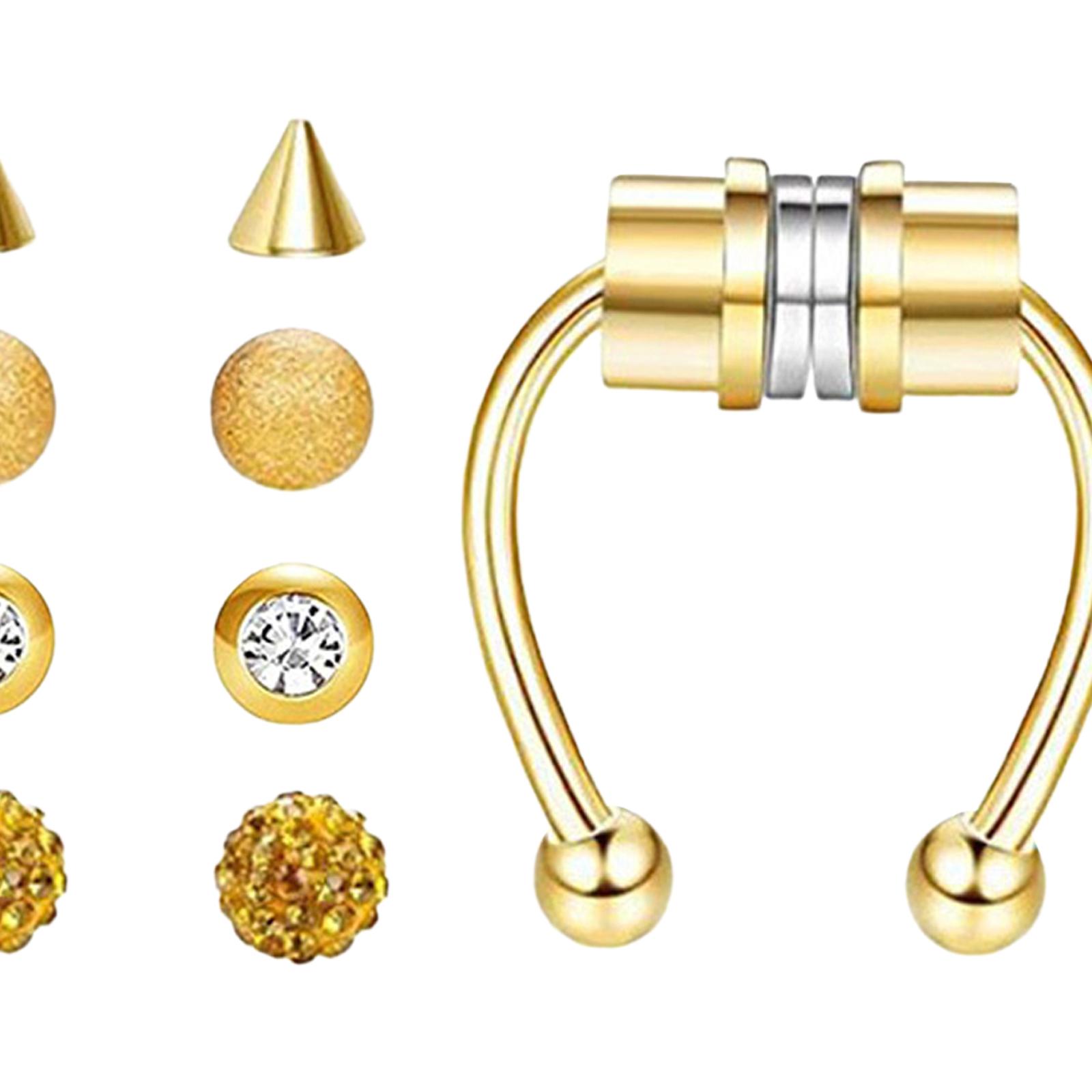 حلقة أنف مغناطيسية من الفولاذ  - مراجعة Body Jewelry Shop وسعره