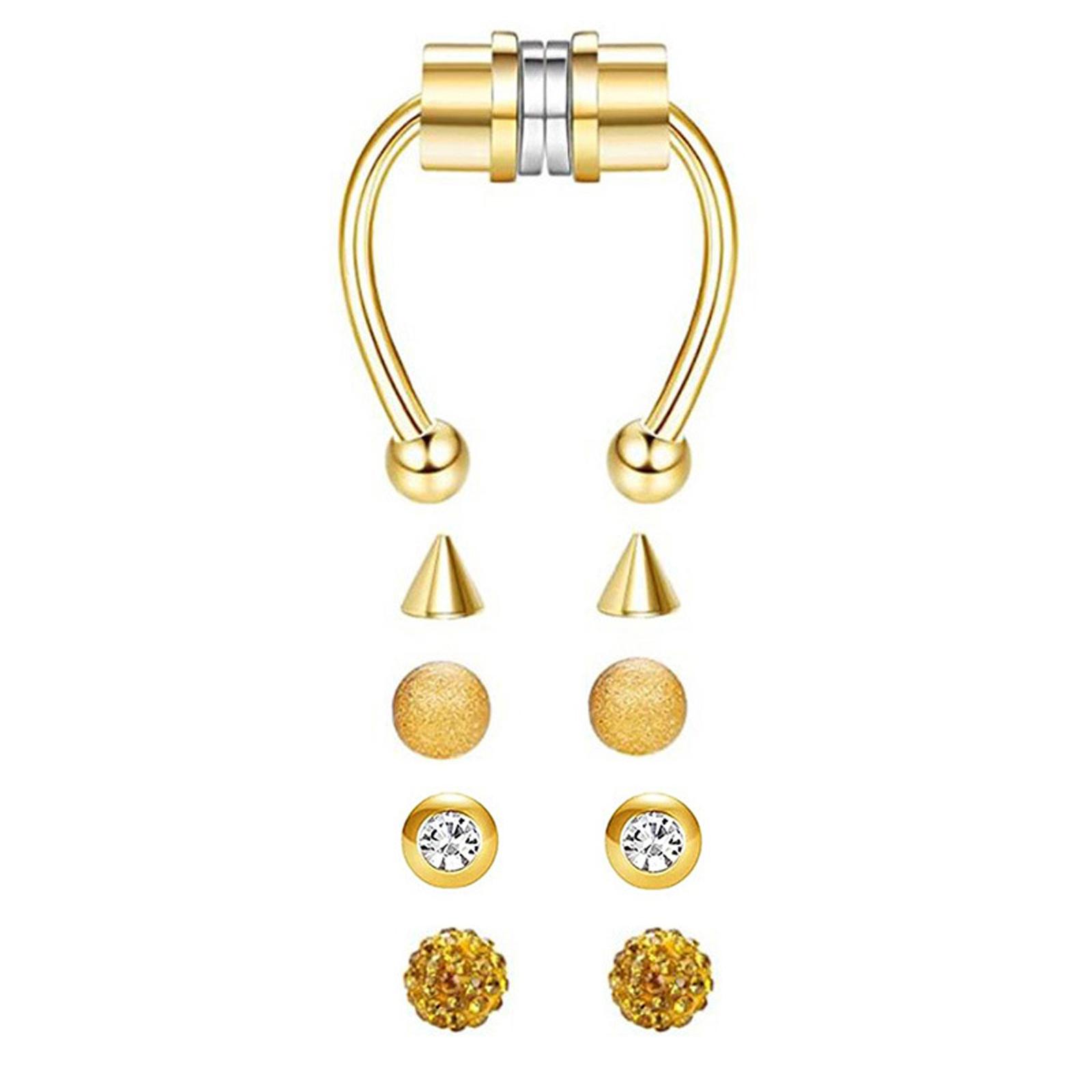 حلقة أنف مغناطيسية من الفولاذ  - مراجعة Body Jewelry Shop وسعره
