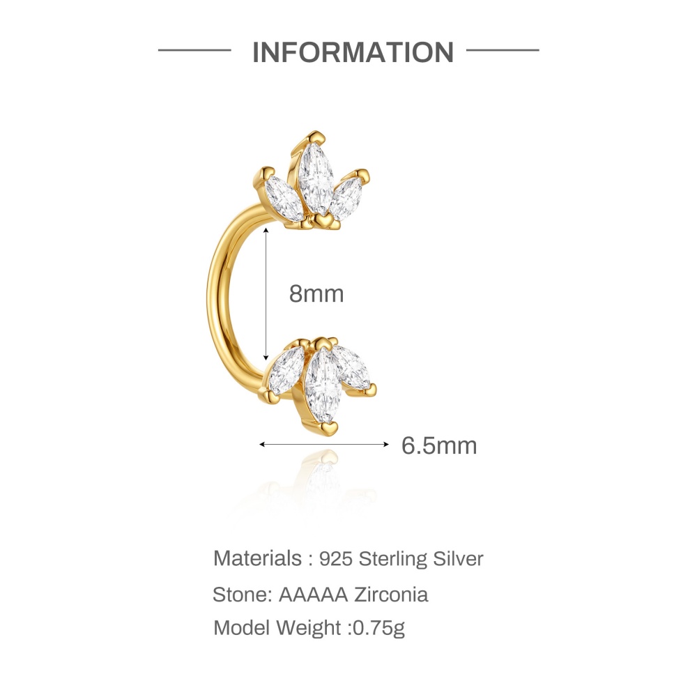 CANNER قطعة واحدة، مجوهرات مطل - مراجعة Helix Cartilage Ring وسعره
