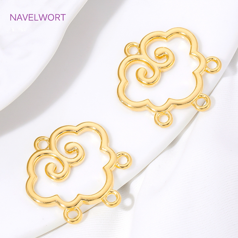 1/2/4 قطع موصلات نحاسية مطلية  - مراجعة Body Jewelry Diy وسعره