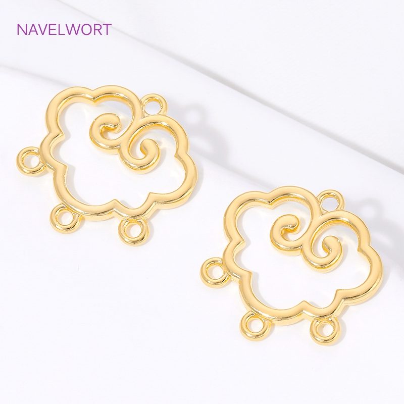 1/2/4 قطع موصلات نحاسية مطلية  - مراجعة Body Jewelry Diy وسعره