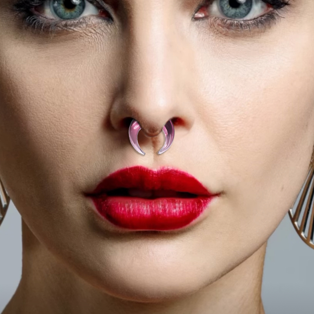 Doearko 1 قطعة مجموعات تمديد ا - مراجعة Septum Clicker Ring وسعره