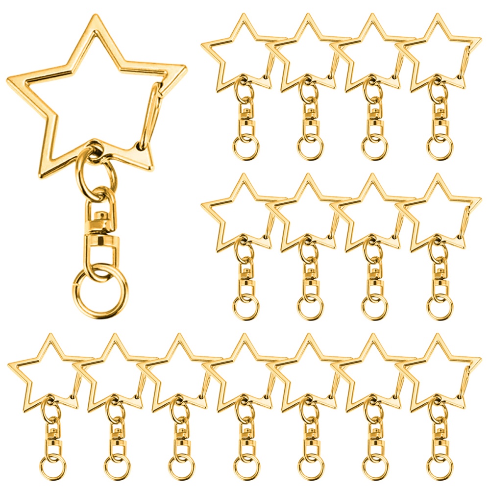 5/15/25/50 مجموعات مشبك مفتاح  - مراجعة Body Jewelry Diy وسعره