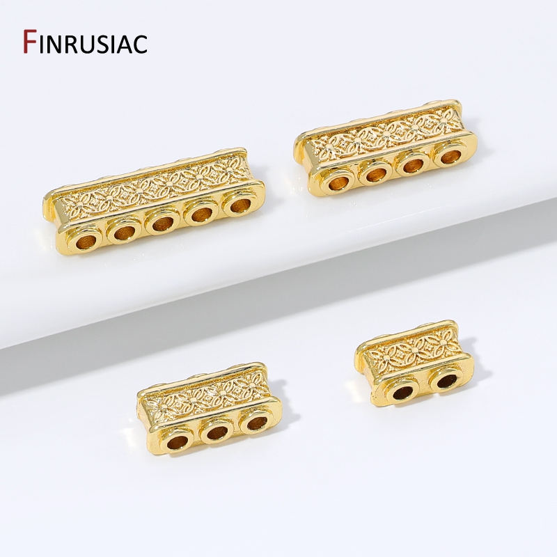خرز فاصل مستطيل الشكل من النحا - مراجعة Body Jewelry Diy وسعره