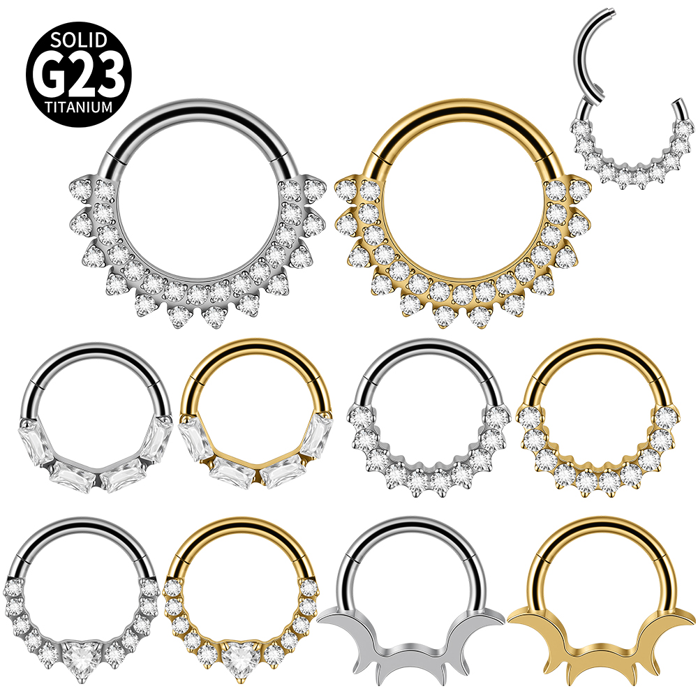 قطعة واحدة من مجوهرات ثقب الأن - مراجعة Septum Clicker Ring وسعره