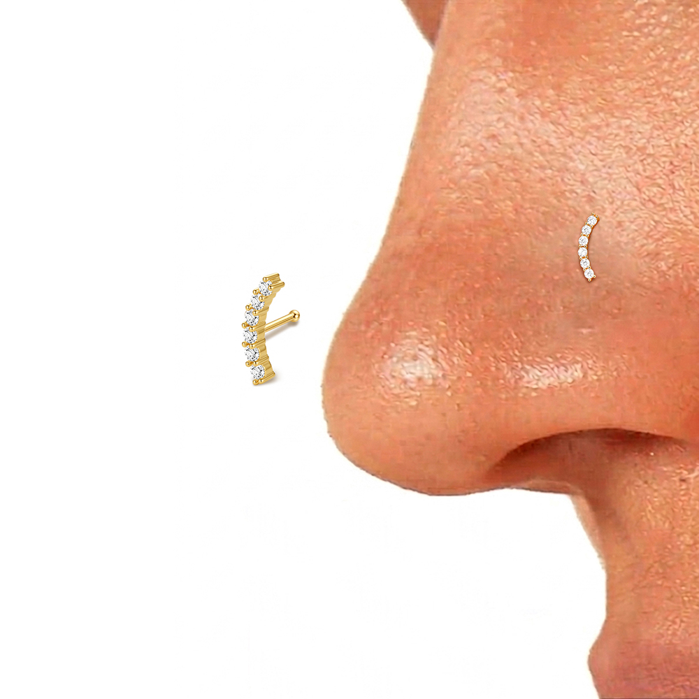 حلق أنف من الفضة الإسترلينية ع - مراجعة Helix Cartilage Ring وسعره