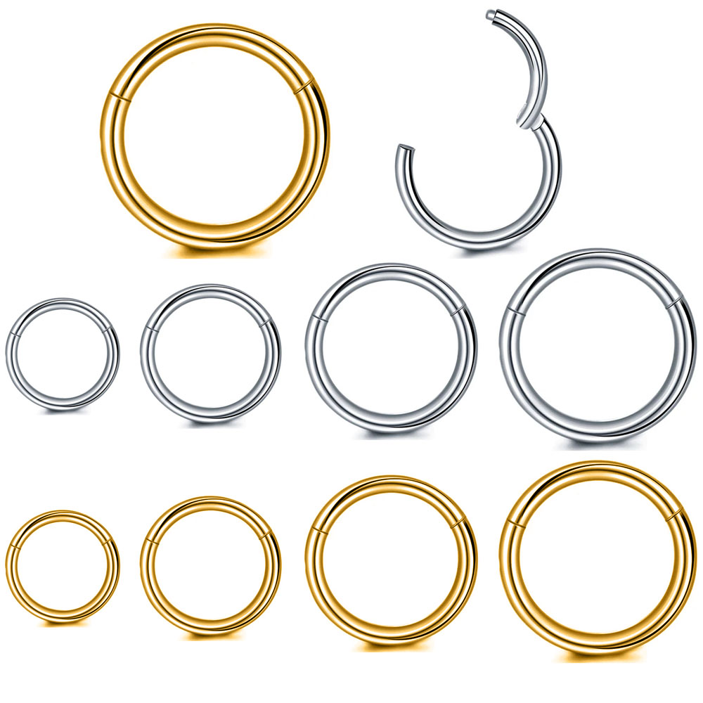 316L الجراحية الصلب الفرس الجز - مراجعة Septum Clicker Ring وسعره