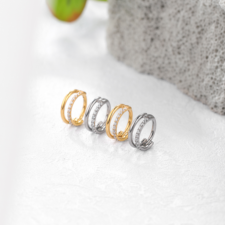 1 قطعة التيتانيوم الغضروف هوب  - مراجعة Septum Clicker Ring وسعره