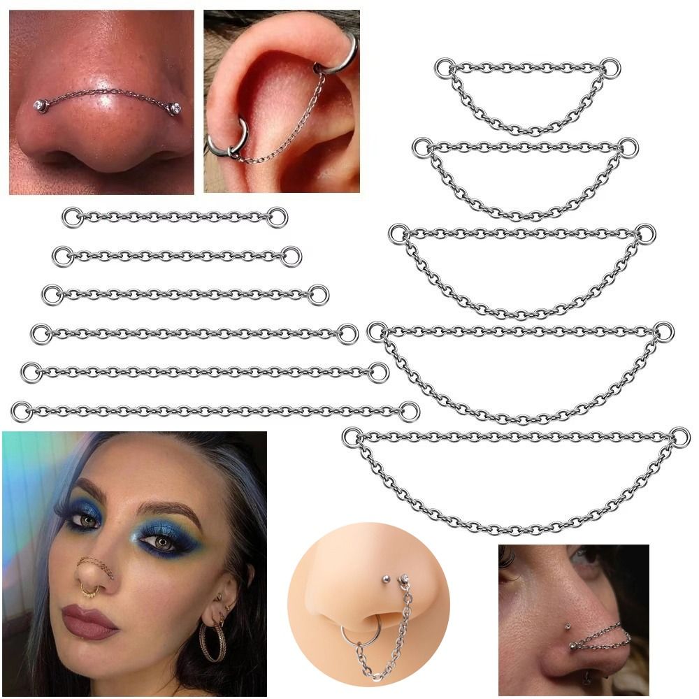 سلسلة أنف من التيتانيوم بتصميم - مراجعة Body Jewelry Nose وسعره