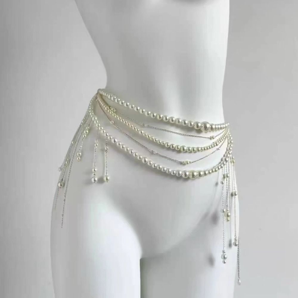 أزياء أنيقة لؤلؤة الخصر سلاسل  - مراجعة Body Jewelry Types وسعره