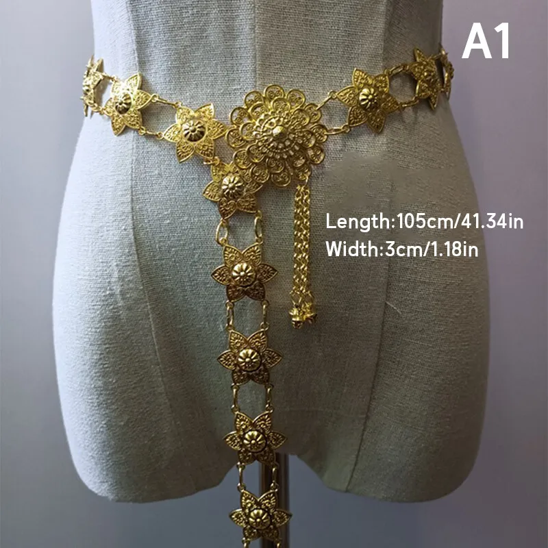 1 قطعة سلسلة الخصر المعدنية تا - مراجعة Body Jewelry Types وسعره